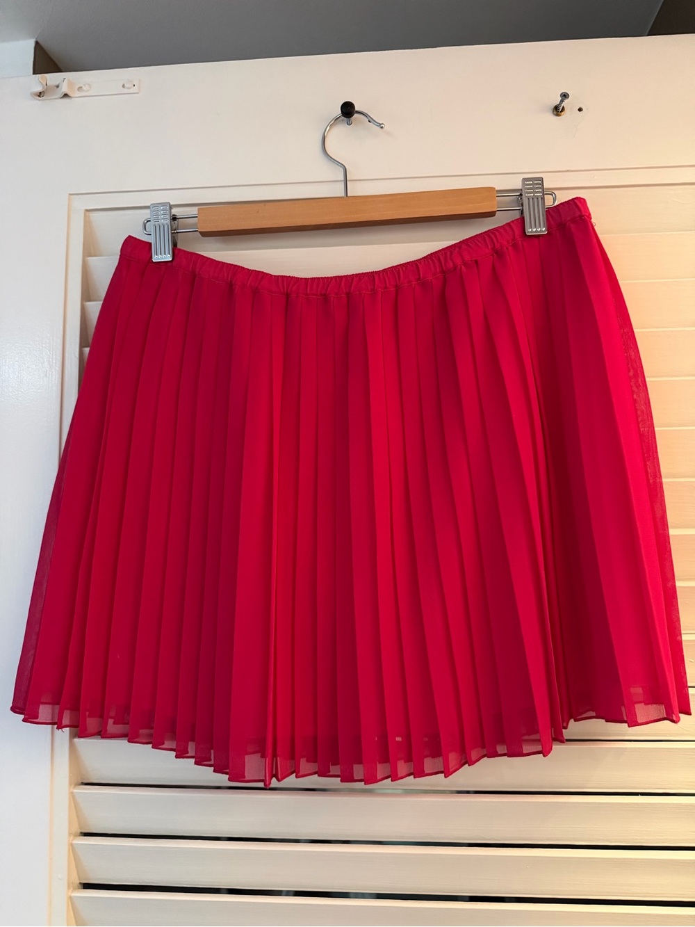 Madewell mini pleated skirt, size S